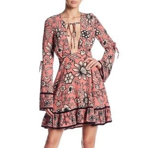 For Love & Lemons Ayla plunging dress